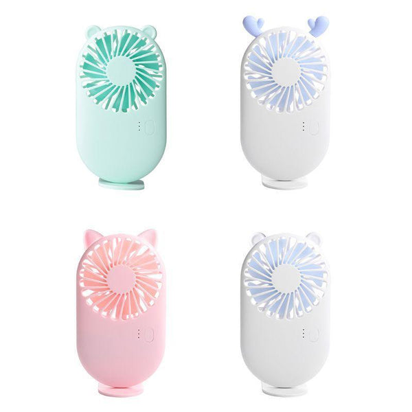 Mini Pocket Fan USB Rechargeable Hand Held Air Conditioner Summer Cooler Fan