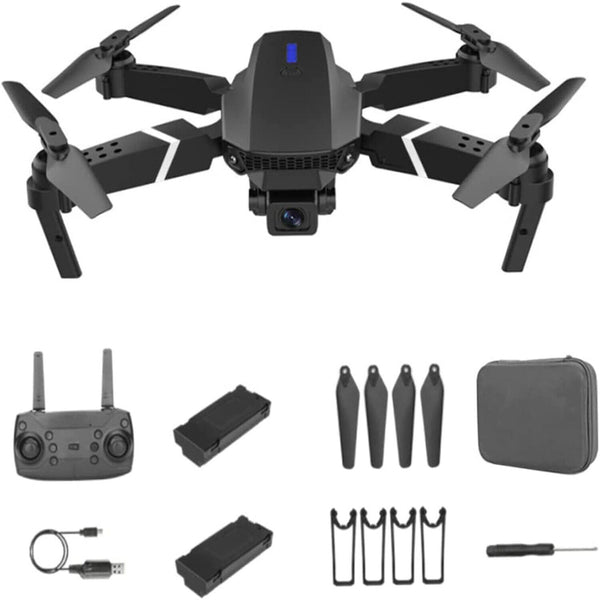 Odoukey Rc Drone, Drone E88 Pro 4K Pro Dual Camera Foldable Live Video Drone RC