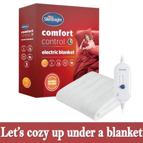 Silentnight Electric Blanket Heated Under Blanket Fast Heat Up Comfort Control