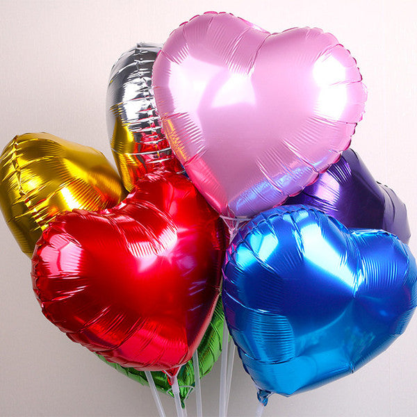 Heart Shaped 18" inch Large Foil Balloons