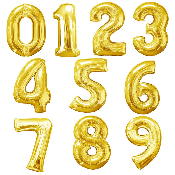 Gold Foil Numbers