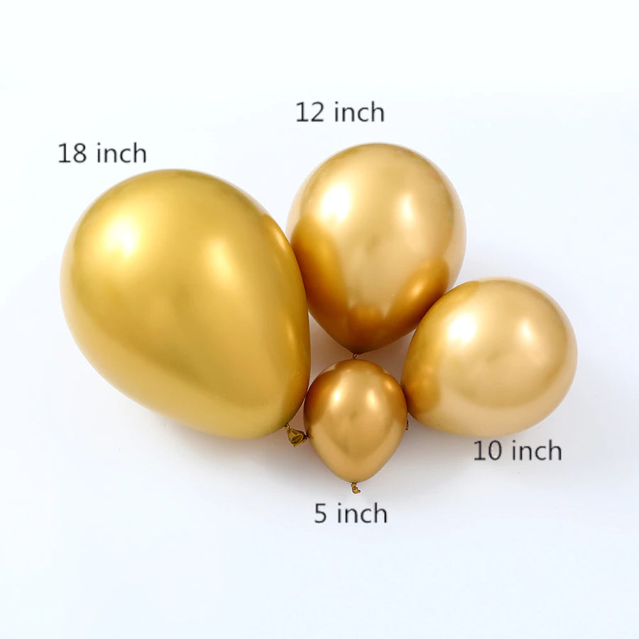 Gold Chrome Balloons