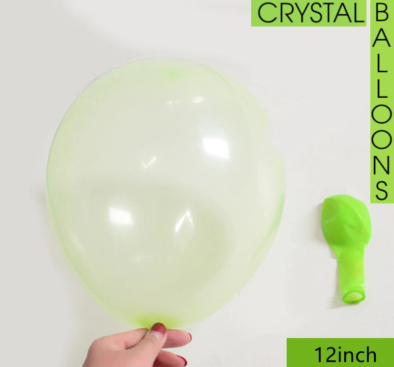 [TRANSPARENT BALLOONS]- CLEAR SEE THROUGH CRYSTAL 12