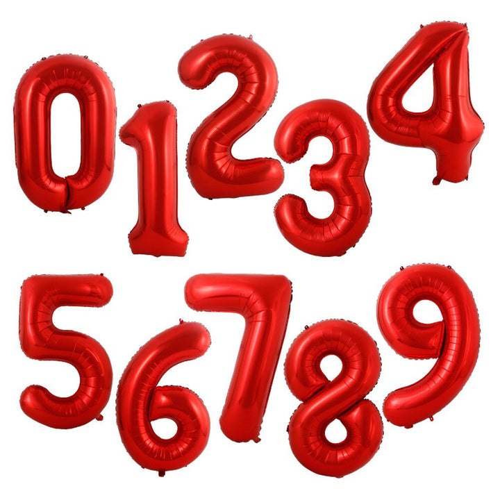 Red Foil Numbers