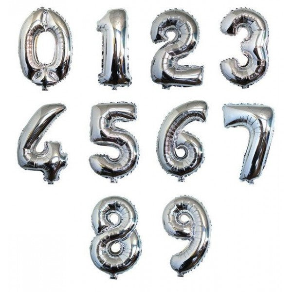 Silver Foil Numbers