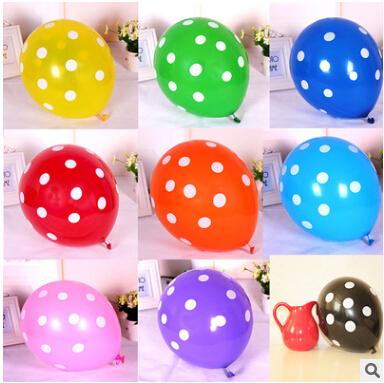 Polka Dot Printed Balloons