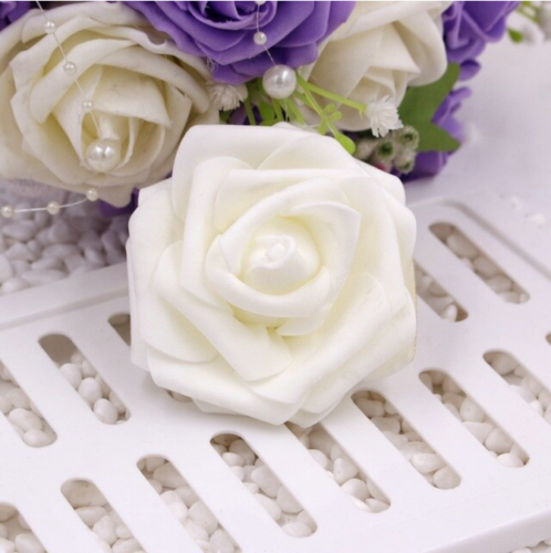 6cm Foam Flowers | Foam Roses | Rose Heads | Flowers Without Stems | Pack of 100, 200, 300, 500 Flowers