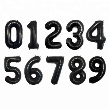 Black Foil Numbers