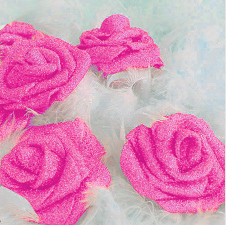 Pink Glitter ROSES