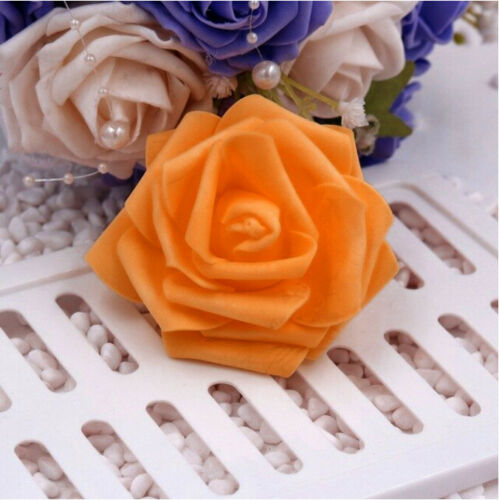 6cm Foam Flowers | Foam Roses | Rose Heads | Flowers Without Stems | Pack of 100, 200, 300, 500 Flowers