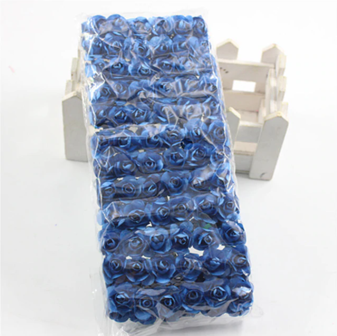 Blue   144  1.5 cm Paper Flowers