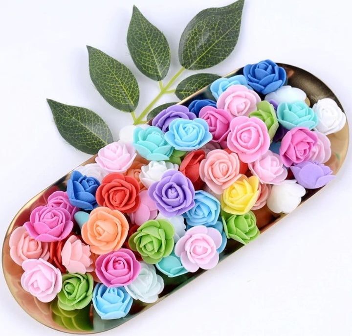 Mix 3cm Foam Rose Flowers