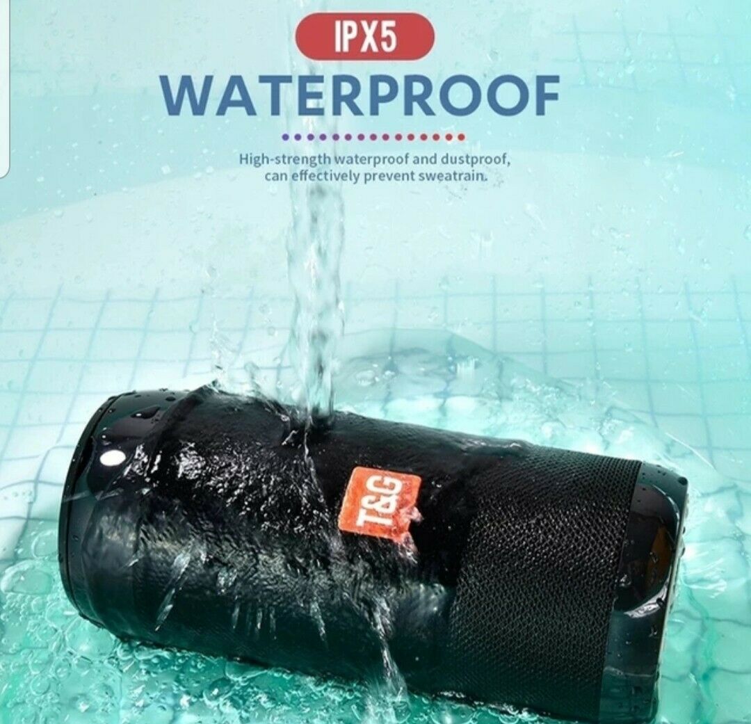 Portable Bluetooth Speaker TG117 Fabric Wireless Waterproof Outdoor Ul ...