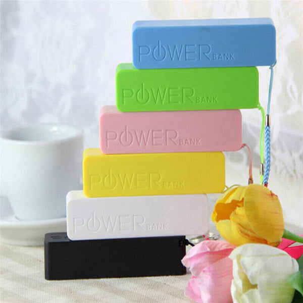 2600mAh Portable Power Bank Battery Charger USB Emergency For Mobile Phone